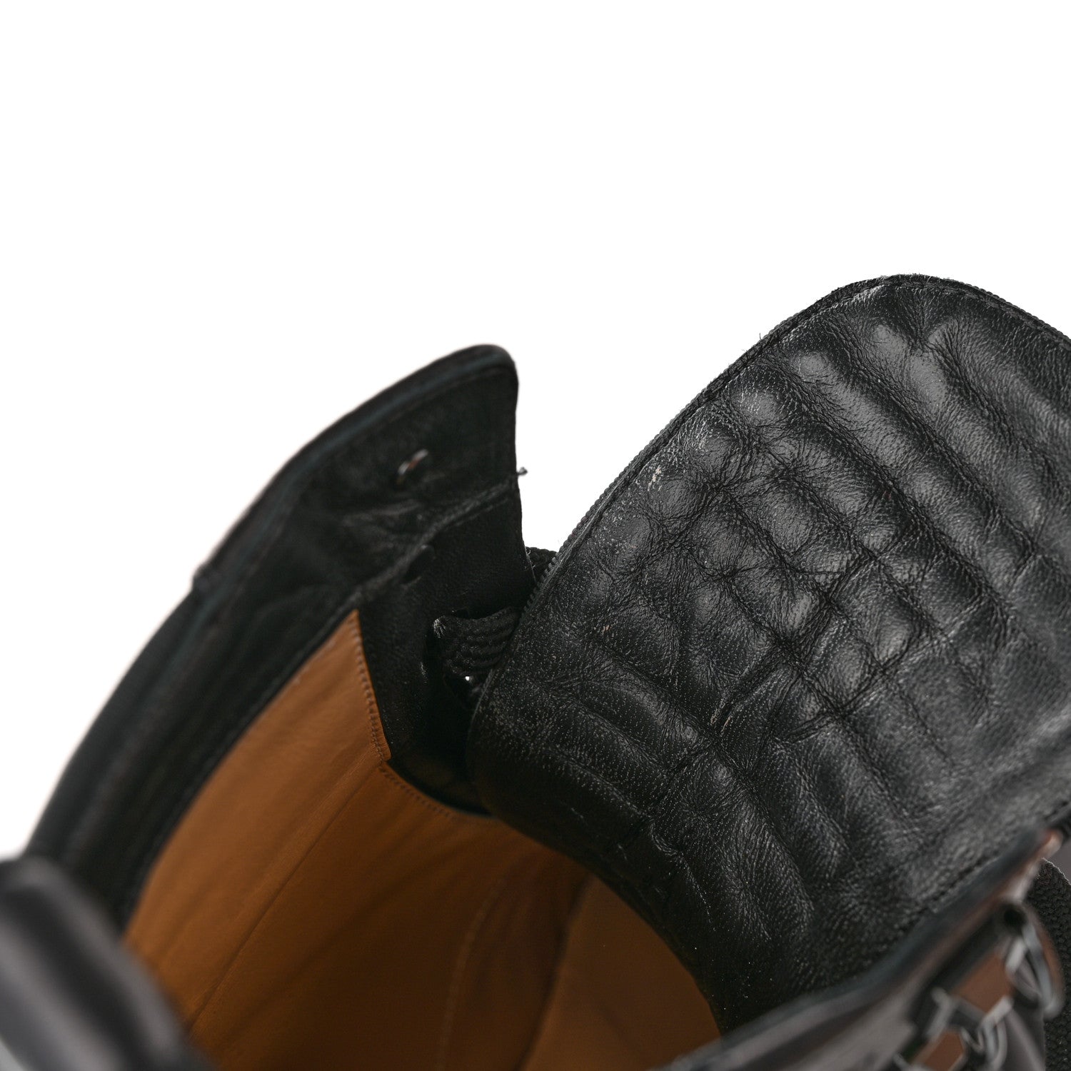 Christian Louboutin Calfskin Quilted Yetota Combat Boots 40 Black 8 of 15