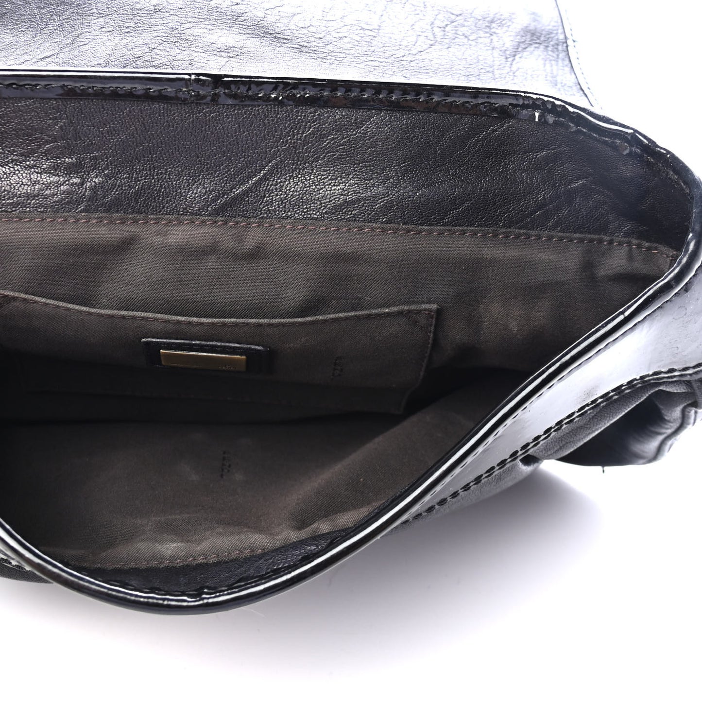 Nappa Patent B Bag Black