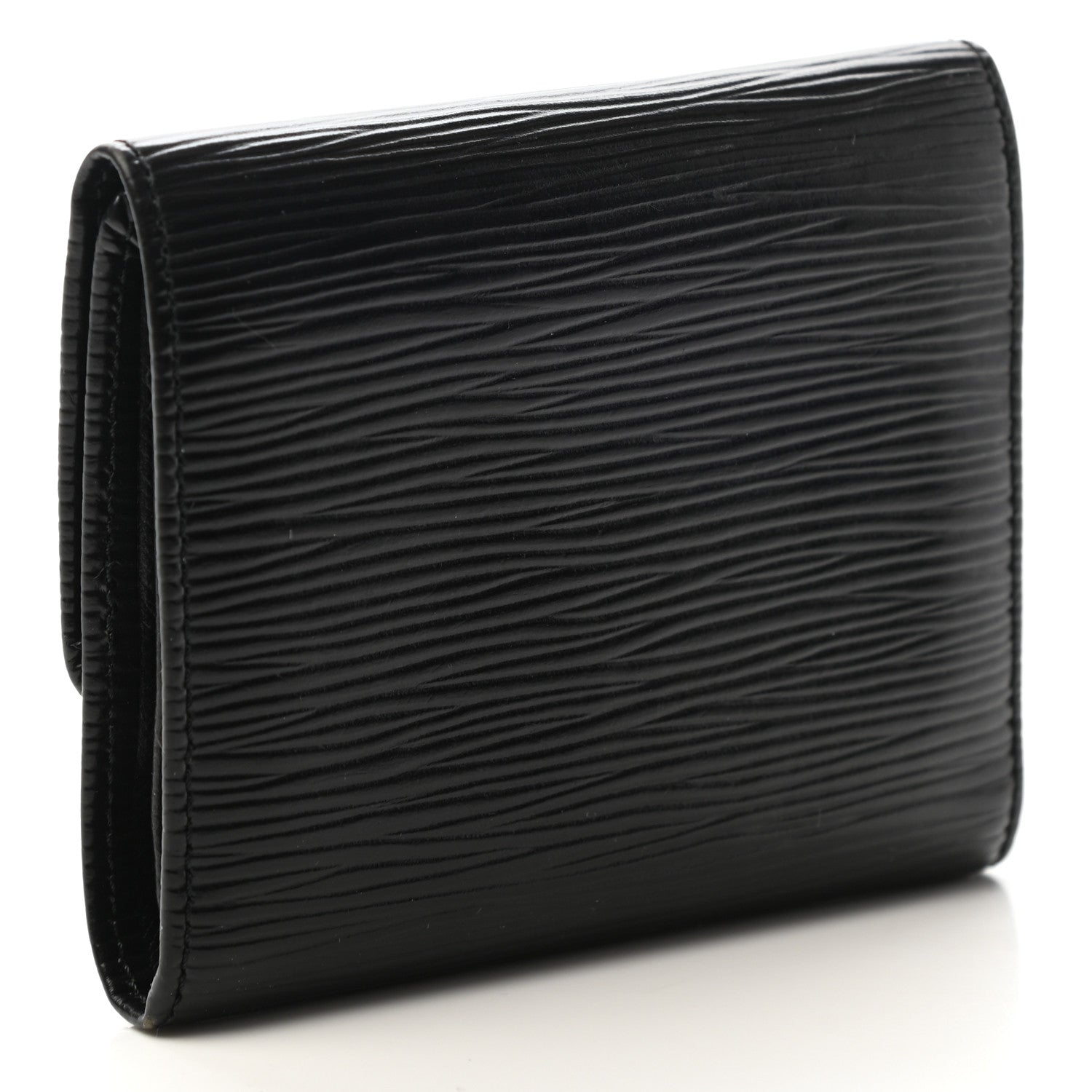 Louis Vuitton Epi Porte-Monnaie Tresor Wallet Black 3 of 10