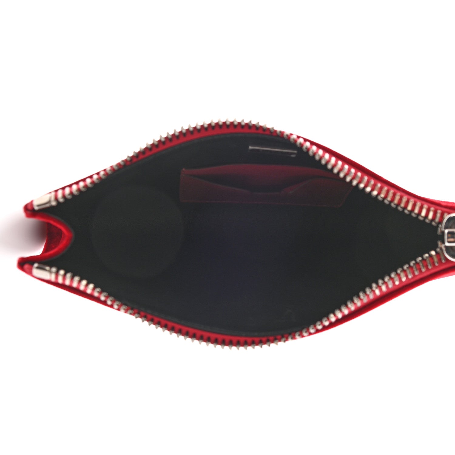 Tom Ford Velvet Crystal TF Clutch Dark Red 5 of 15