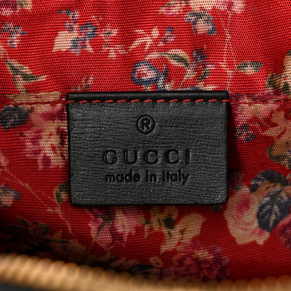 Gucci Calfskin Web Trapuntata Small GG Shoulder Bag Black 6 of 12