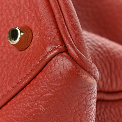 Hermes Togo Kelly Retourne 40 Rouge Venetian 12 of 17