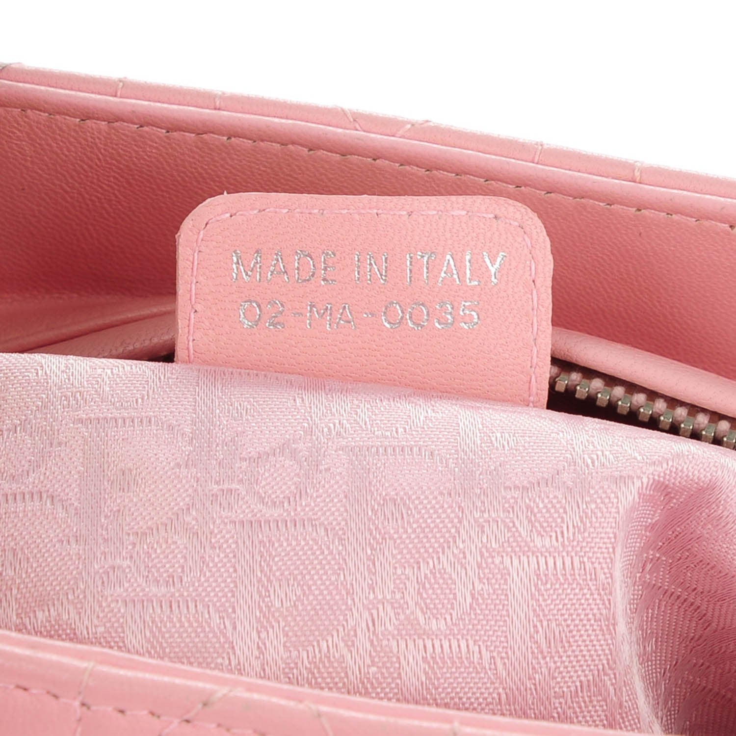 Christian Dior Lambskin Cannage Medium Lady Dior Pink 7 of 9