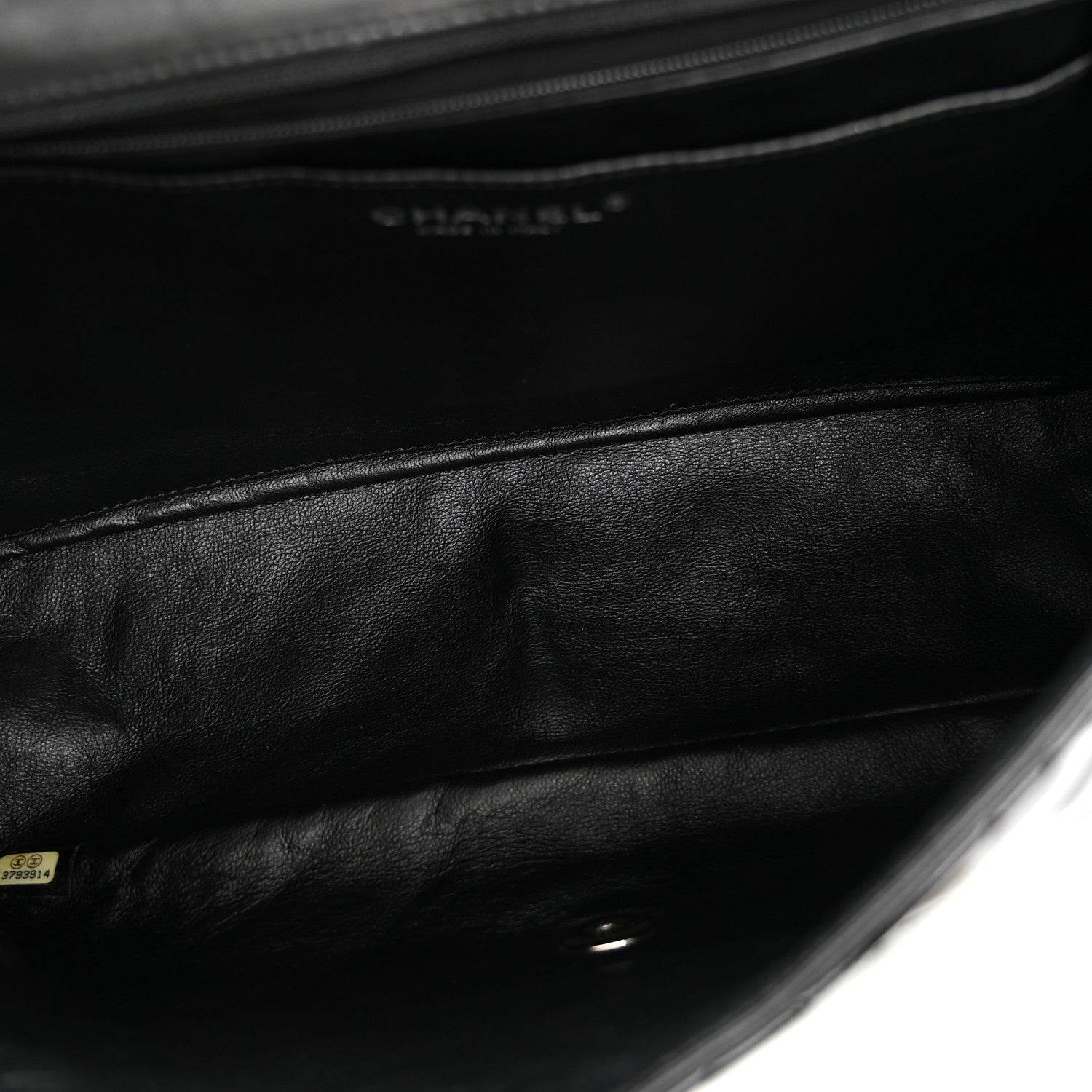 Chanel Patent Quilted Jumbo Single Flap Black 5 of 10