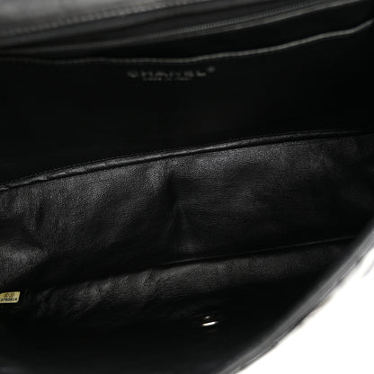 Chanel Patent Quilted Jumbo Single Flap Black 5 of 10