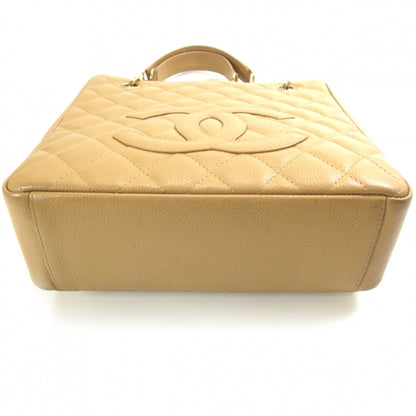 Chanel Caviar Petit Shopping Tote PST Beige 4 of 12