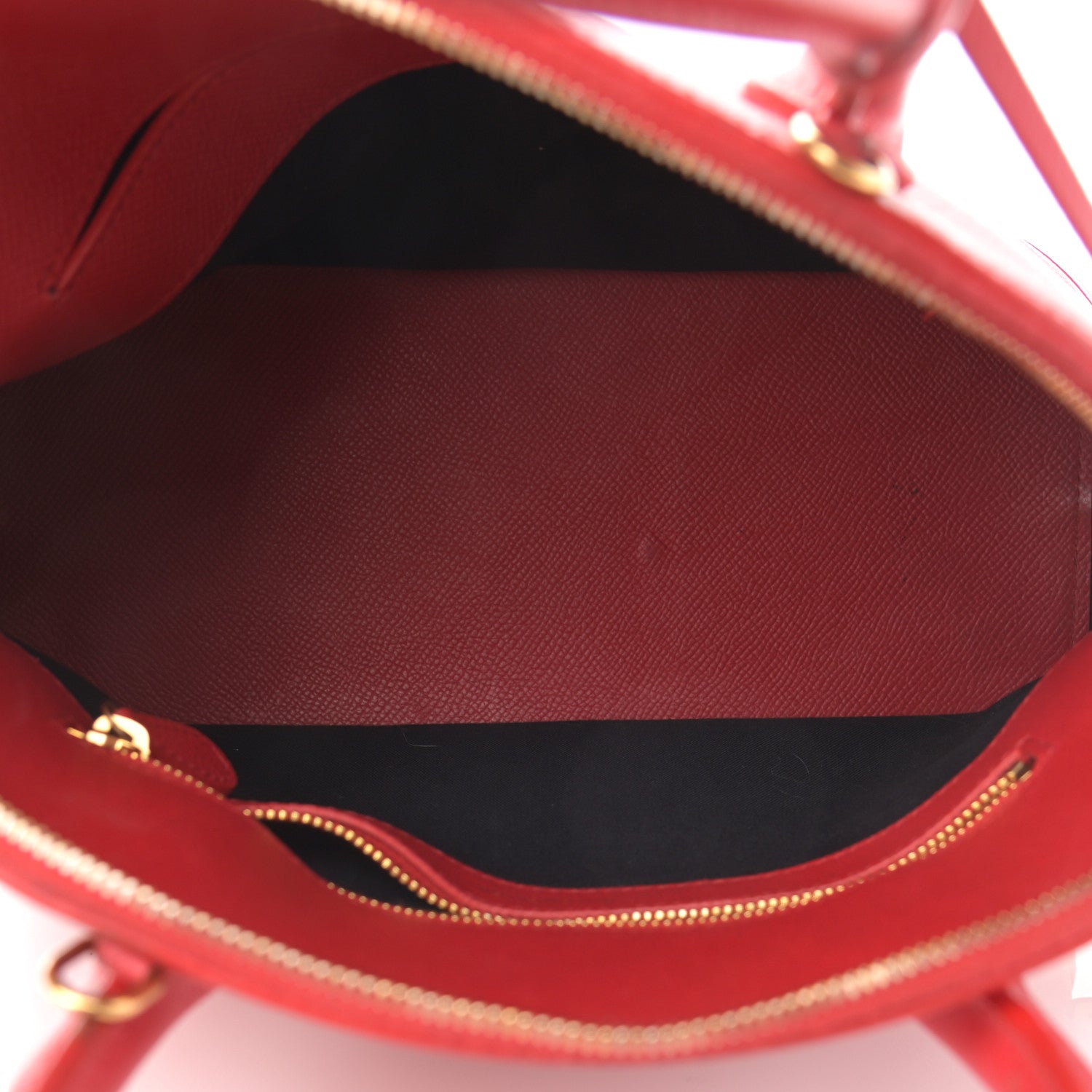 Balenciaga Signature Grained Calfskin Logo S Ville Top Handle Bag Rouge Lantern Black 5 of 15
