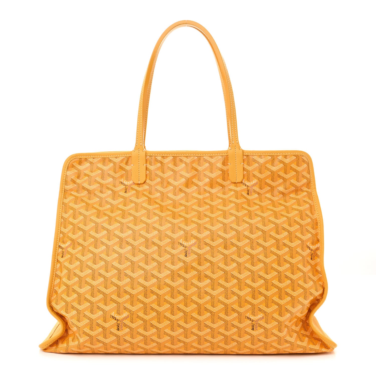 Goyard Goyardine Sac Hardy Pet Carrier PM Yellow 1 of 12