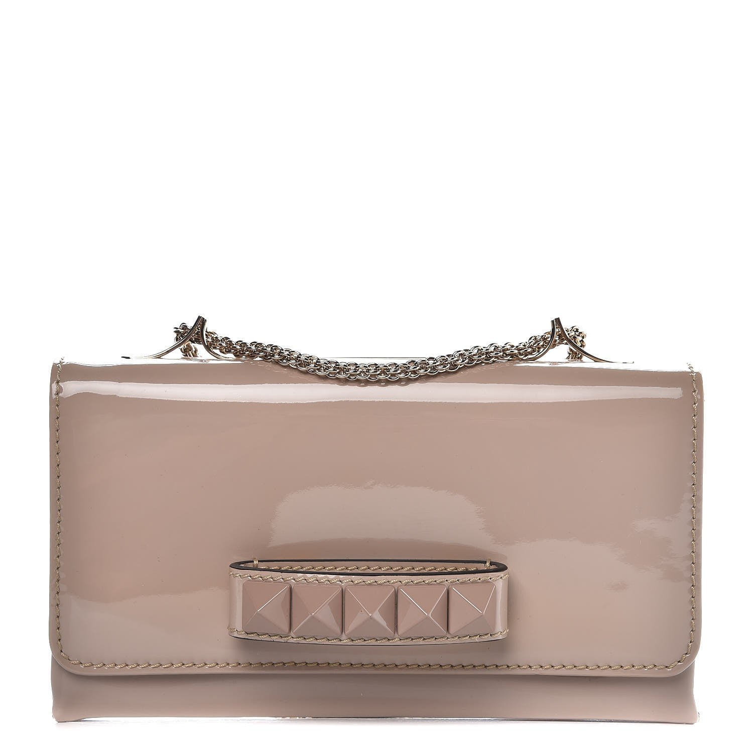 Valentino Garavani Patent Va Va Voom Shoulder Bag Poudre 1 of 7