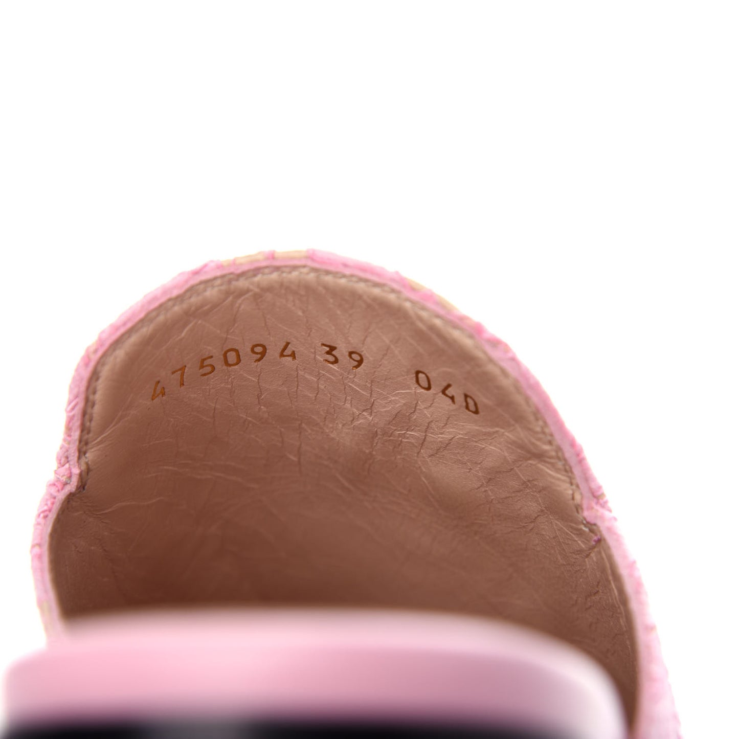 Lace Malaga Kid Womens Princetown Slippers 39 Sugar Pink Skin Rose