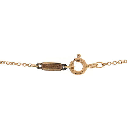 Tiffany 18K Yellow Gold 1837 Horseshoe Pendant Necklace 4 of 5