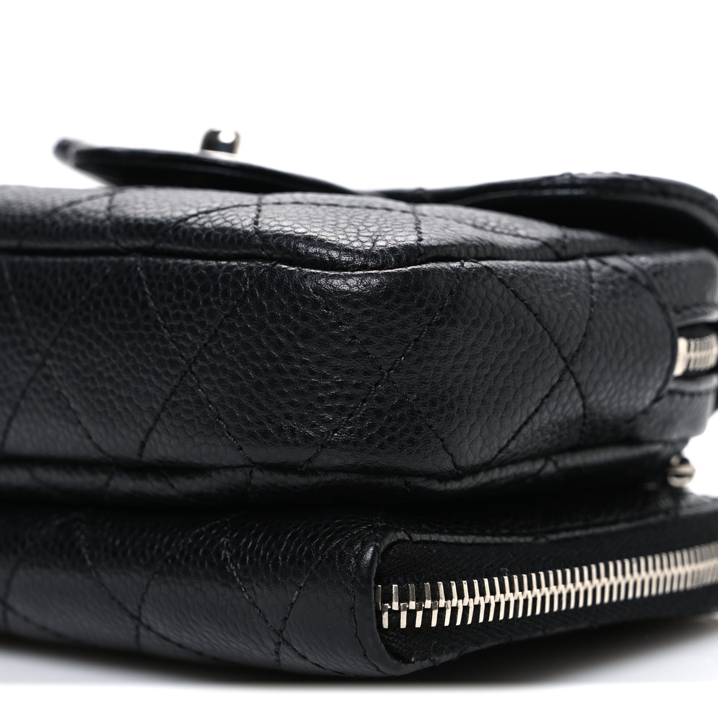 Caviar Quilted New Mini Flap Black