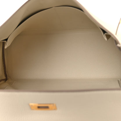 Hermes Togo Kelly Retourne 32 Craie 5 of 15