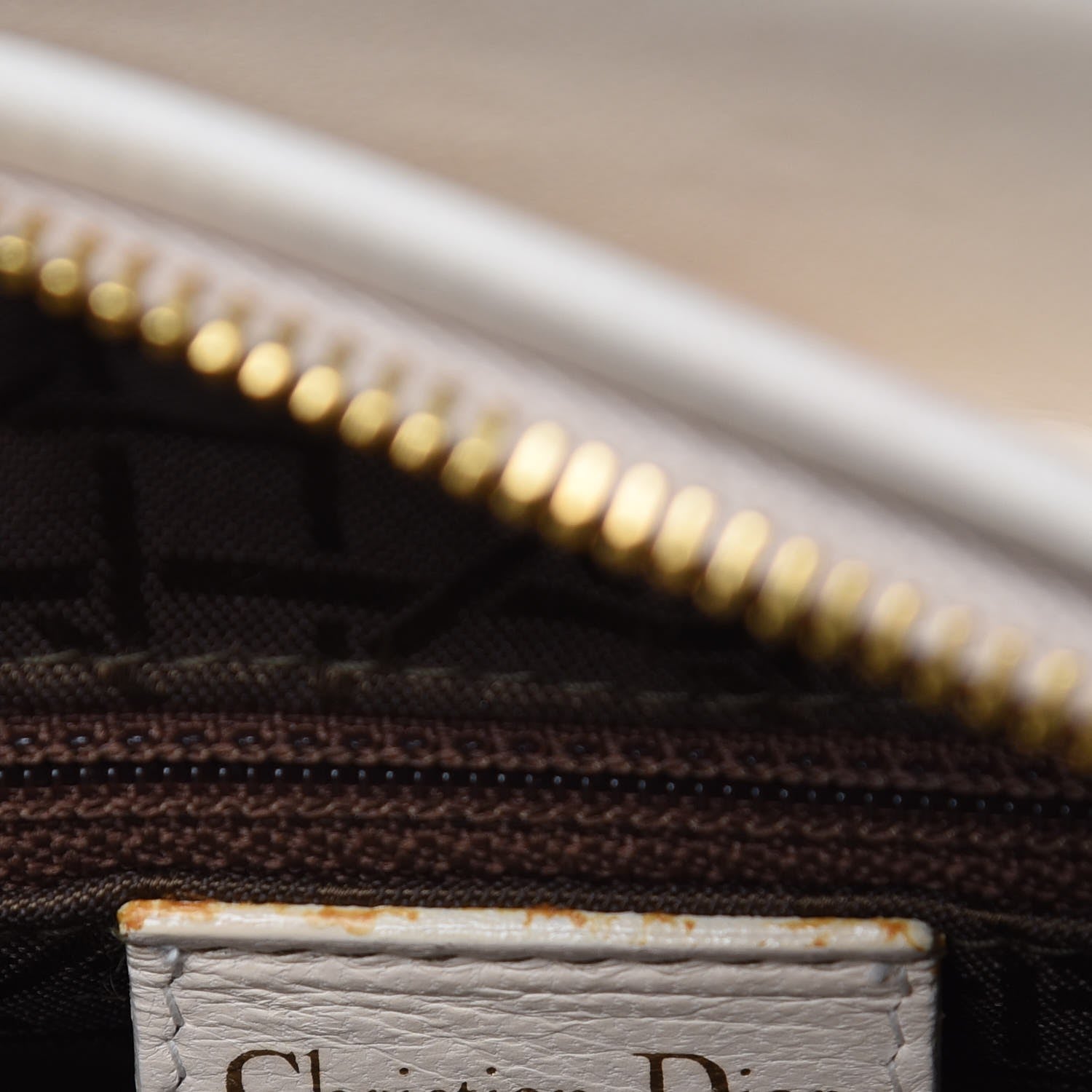 Christian Dior Lambskin Cannage Medium Lady Dior White 7 of 14