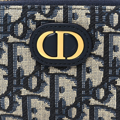 Christian Dior Oblique 30 Montaigne Voyageur Coin Purse Blue 8 of 9
