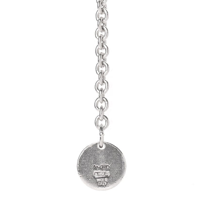 Bulgari Sterling Silver Ceramic Save The Children Pendant Necklace 5 of 6
