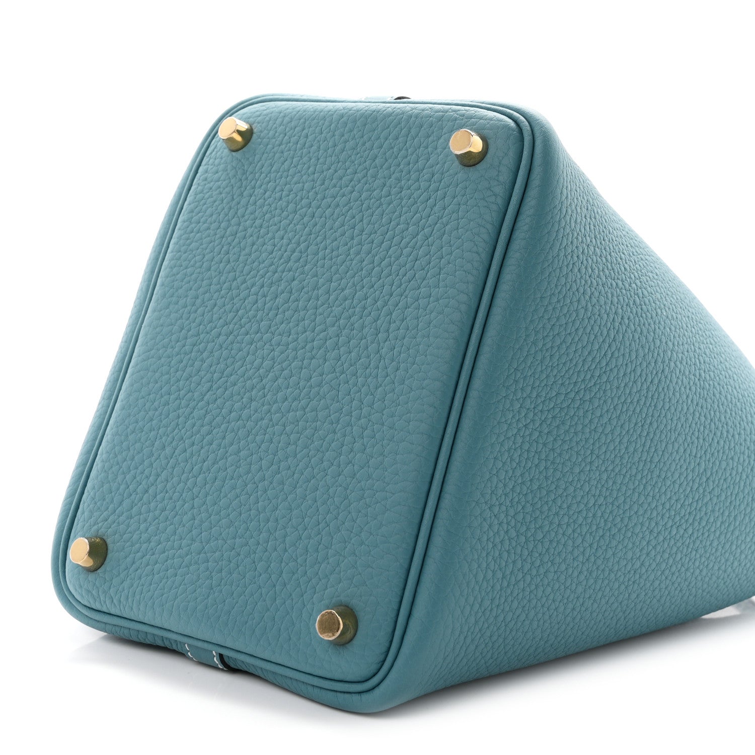 Hermes Taurillon Clemence Picotin Lock 18 PM New Blue Jean 10 of 11