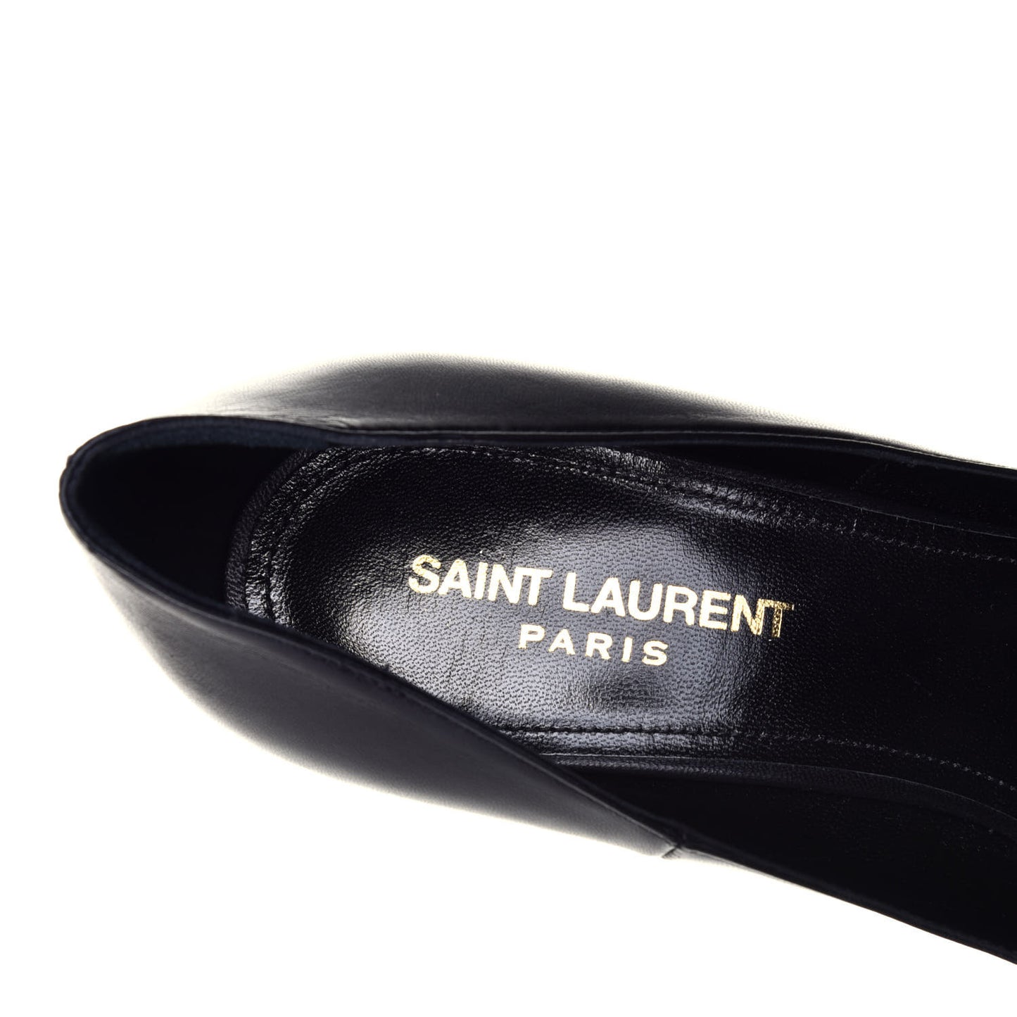 Calfskin Tripon Tribute 105 Pumps 38 Black