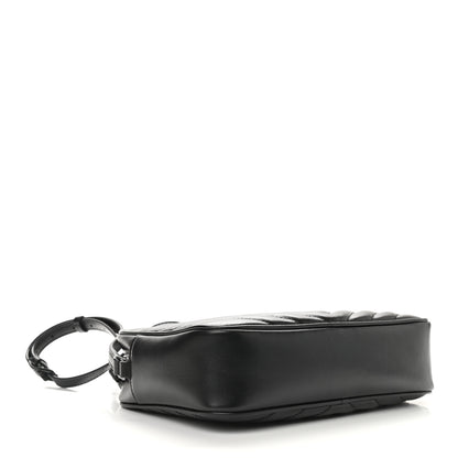 Saint Laurent Calfskin Matelasse Monogram Lou Camera Bag Black 4 of 9