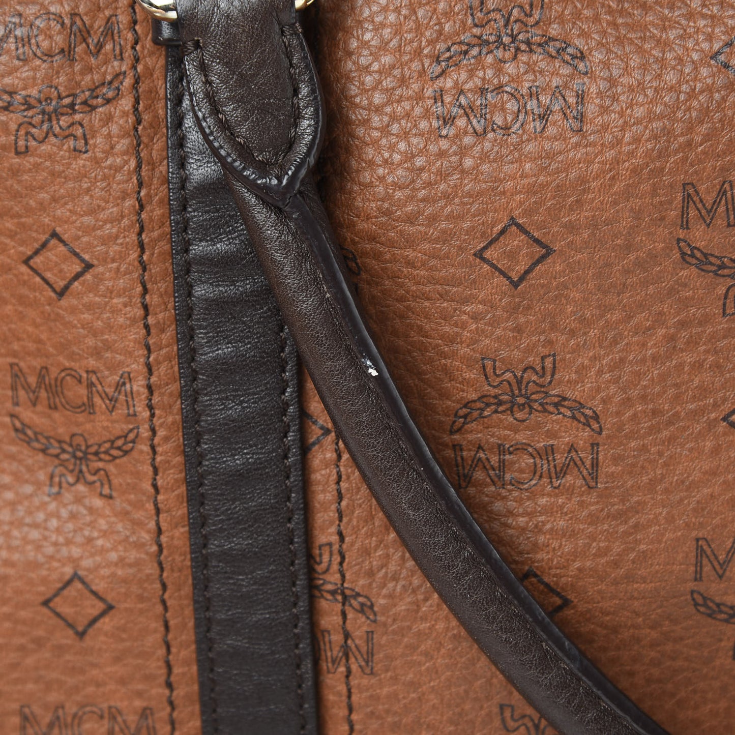 Visetos Drawstring Shopper Cognac