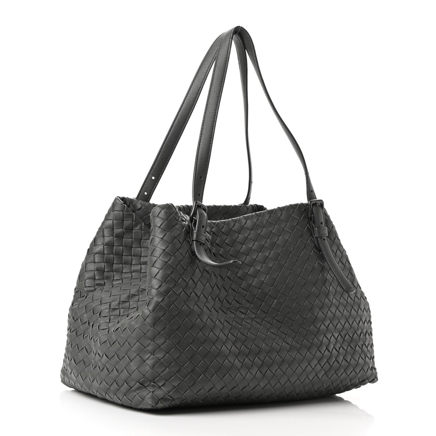 Bottega Veneta Nappa Intrecciato Large Seamless Tote New Light Grey 2 of 9
