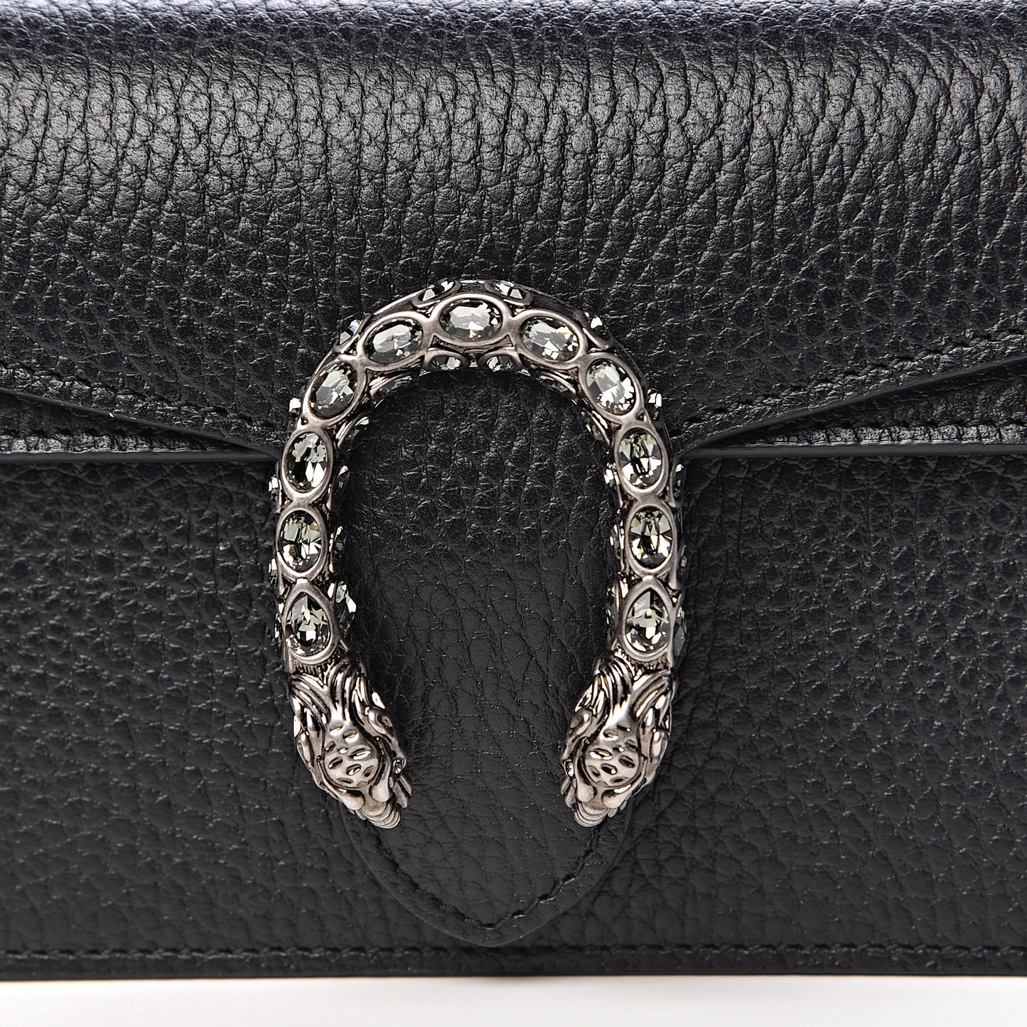 Calfskin Super Mini Dionysus Shoulder Bag Black