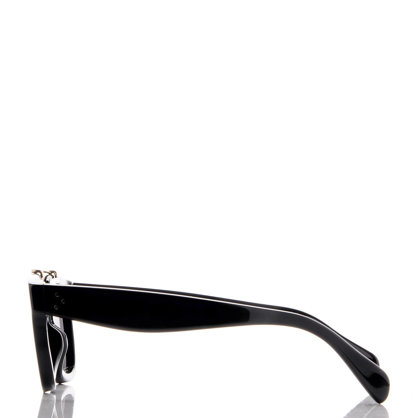 Acetate Bridge Sunglasses CL41077/S Black