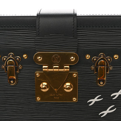 Louis Vuitton Epi Petite Malle Black 10 of 11