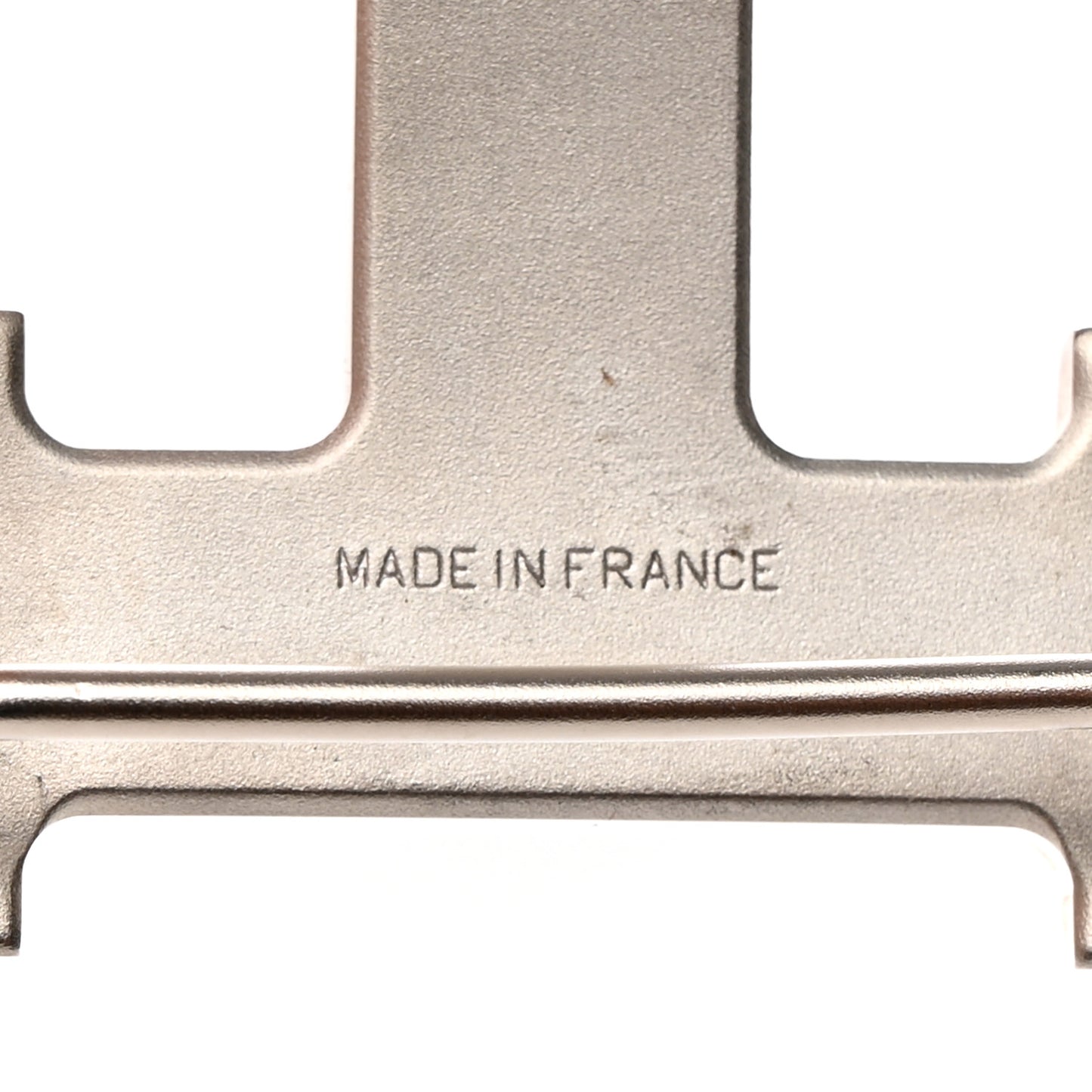 Palladium Martelee 32mm H Belt Buckle Silver