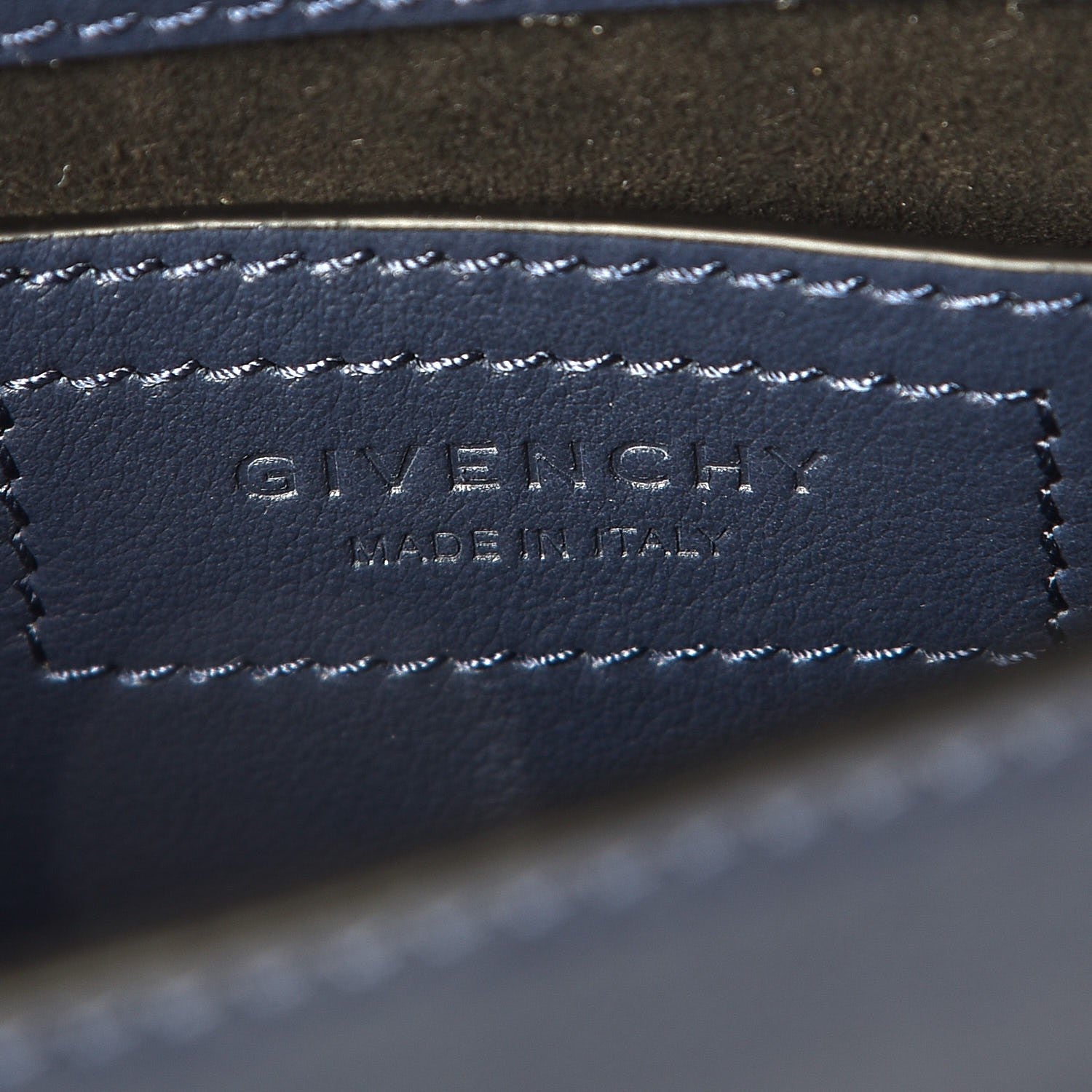 Givenchy Calfskin Mini Infinity Saddle Bag Night Blue 8 of 8