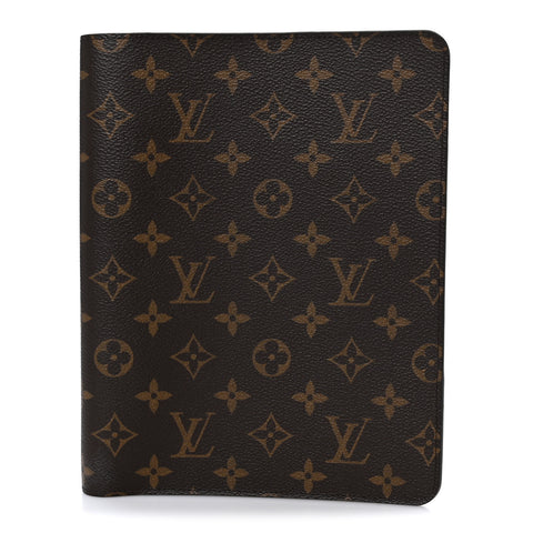Monogram Desk Agenda Cover