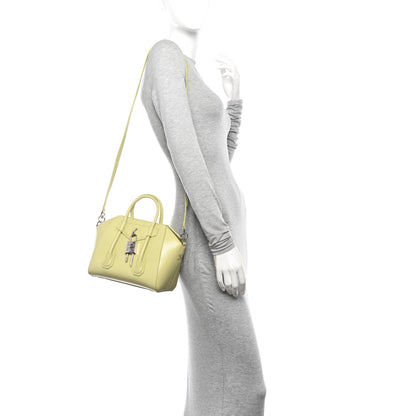 Givenchy Box Calfskin Mini Lock Antigona Shoulder Bag Avocado Green 2 of 9