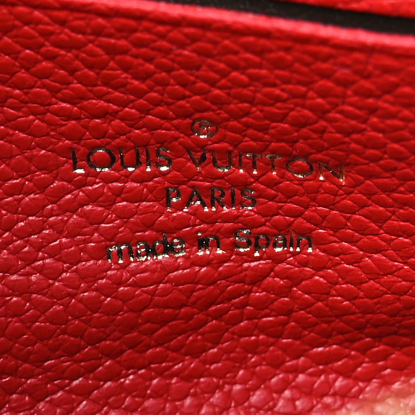 Empreinte Double Zip Pochette Marine Rouge