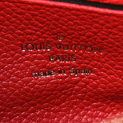 Louis Vuitton Empreinte Double Zip Pochette Marine Rouge 8 of 11
