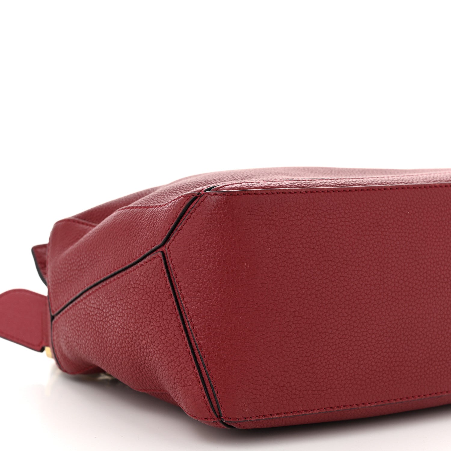 Loewe Grained Calfskin Small Puzzle Bag Rouge 8 of 10