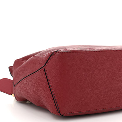 Loewe Grained Calfskin Small Puzzle Bag Rouge 8 of 10