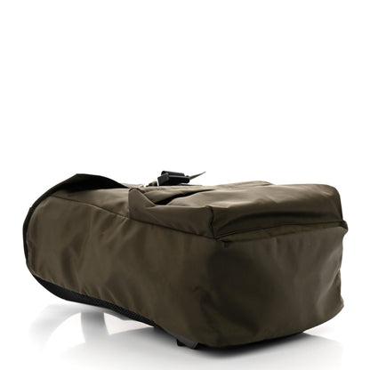Fendi Econyl Nylon Santander Cuoio Roma Medium Fendiness Backpack Ebano 4 of 10