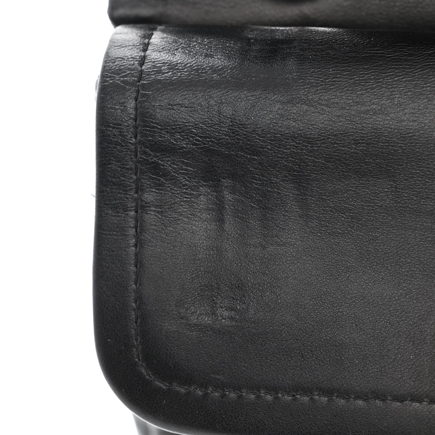 Chanel Lambskin Quilted Medium Double Flap Black 14 of 15