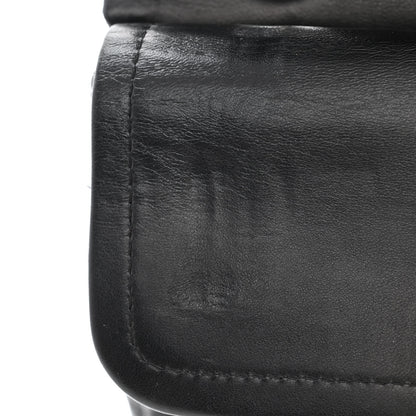 Chanel Lambskin Quilted Medium Double Flap Black 14 of 15