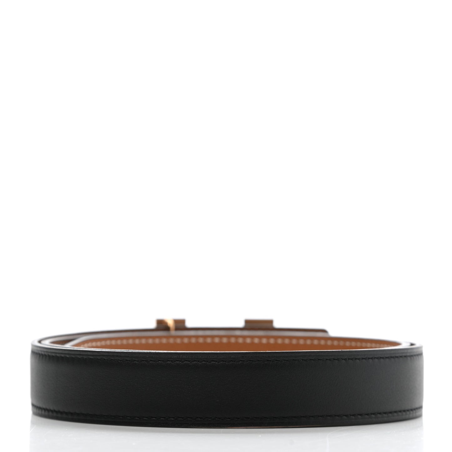 Swift Epsom 24mm Mini Constance H Belt 80 Black Gold