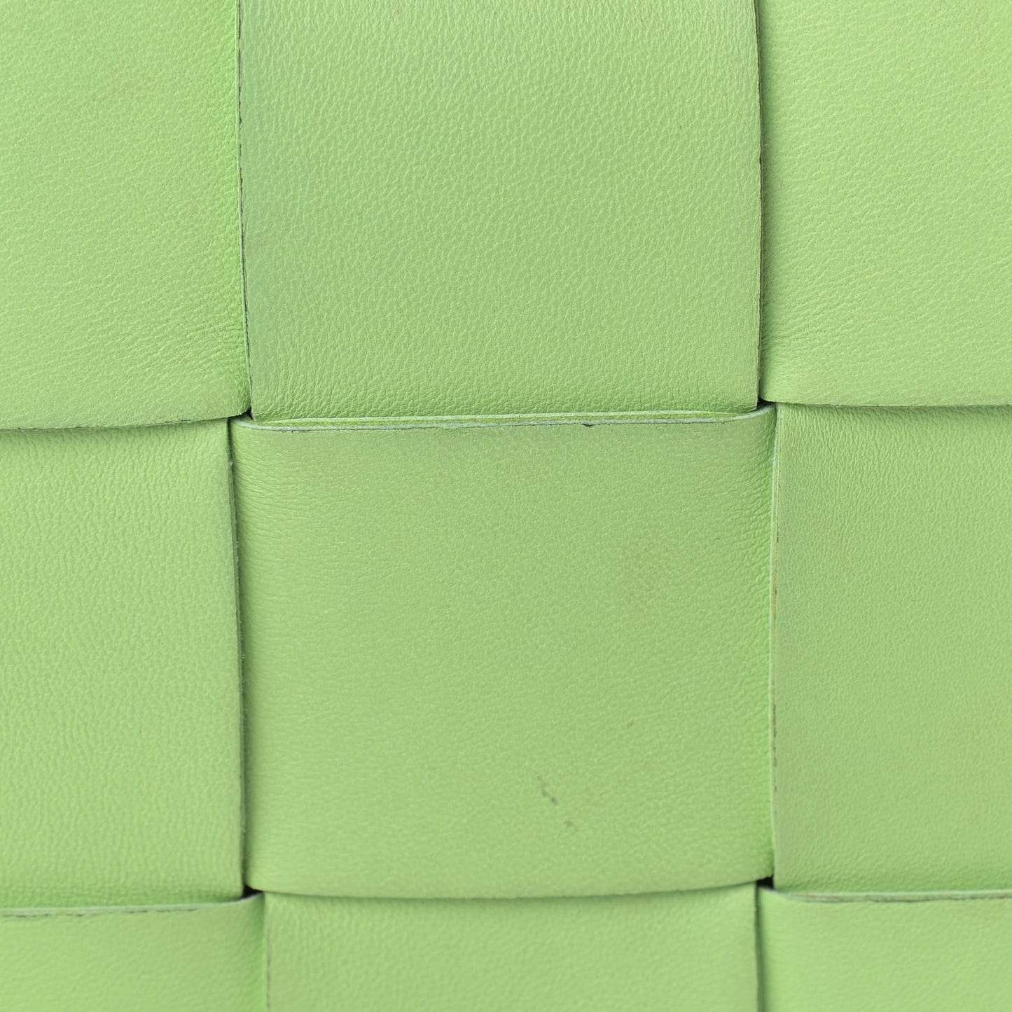 Nappa Maxi Intreccio Cassette Bag Pistachio