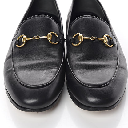 Gucci Lambskin Womens Brixton Horsebit Loafers 37 Black 13 of 16