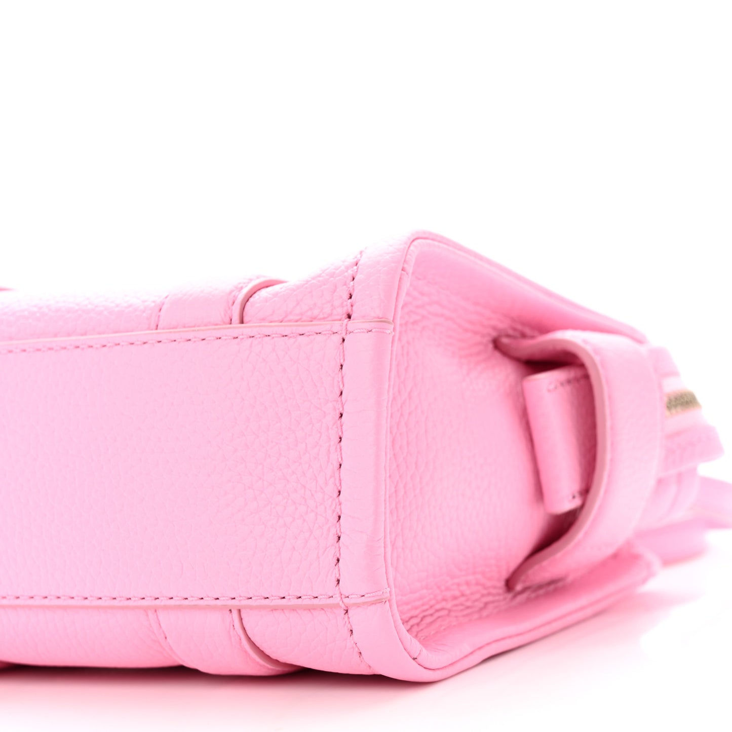 Grained Calfskin Micro The Tote Bag Fluro Candy