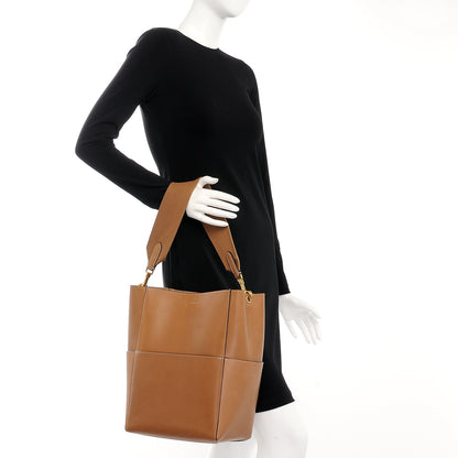 Celine Natural Calfskin Sangle Bucket Bag Light Camel 2 of 7