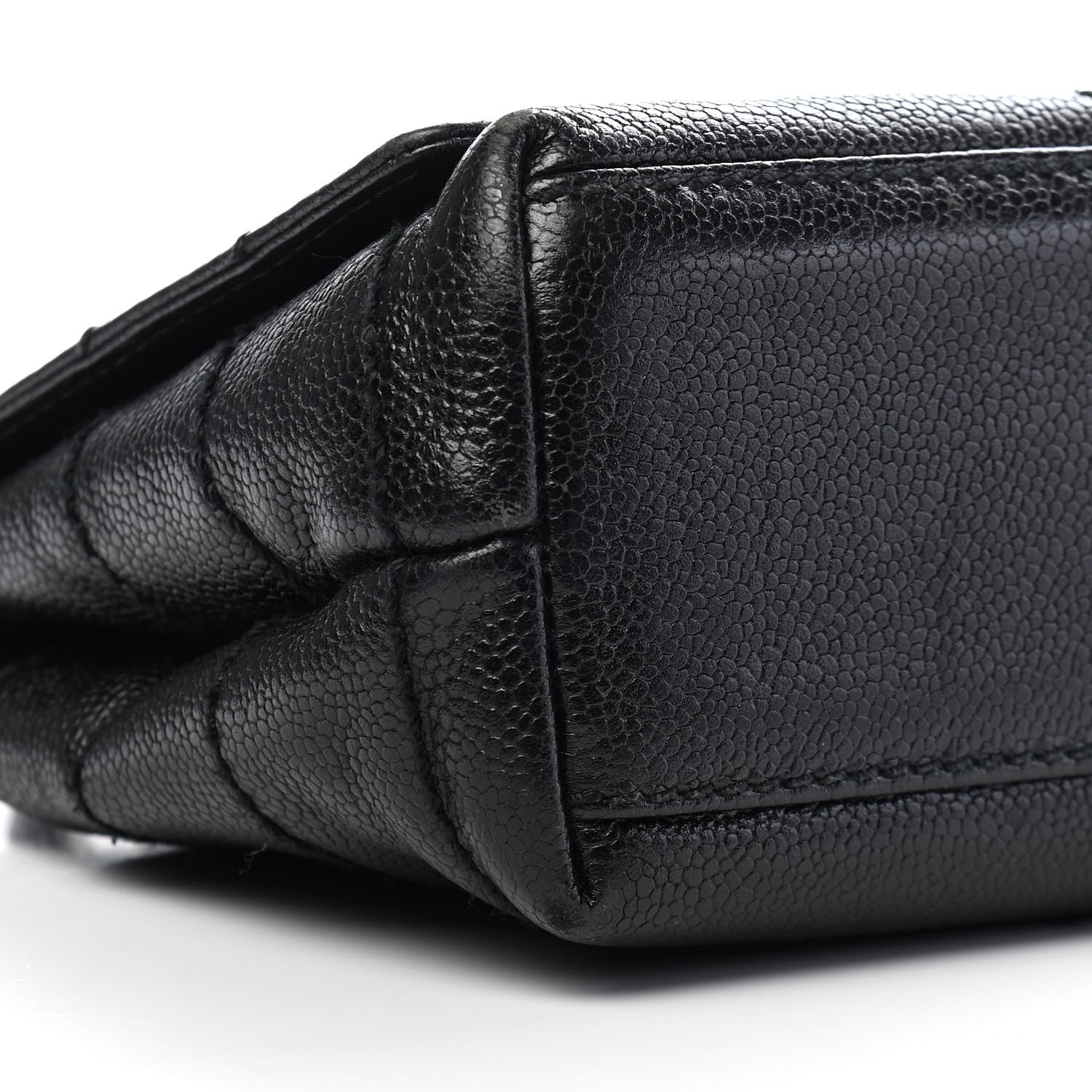 Chanel Caviar Square Stitched Small Flap Black 6 of 7