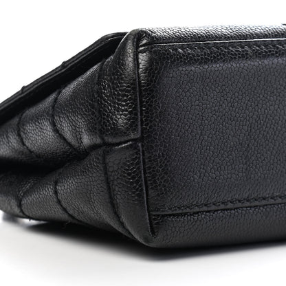 Chanel Caviar Square Stitched Small Flap Black 6 of 7