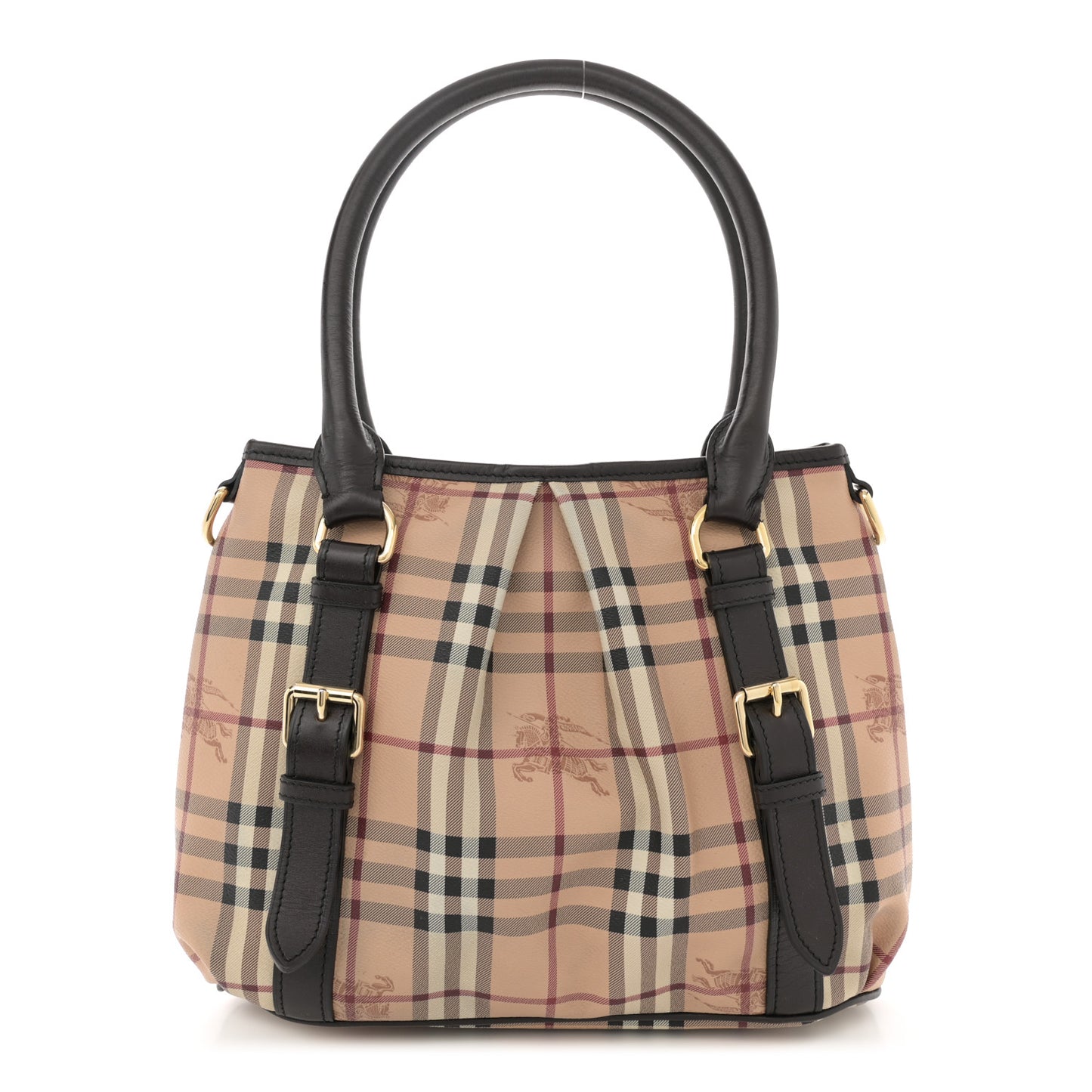 Haymarket Check Small Northfield Tote Chocolate