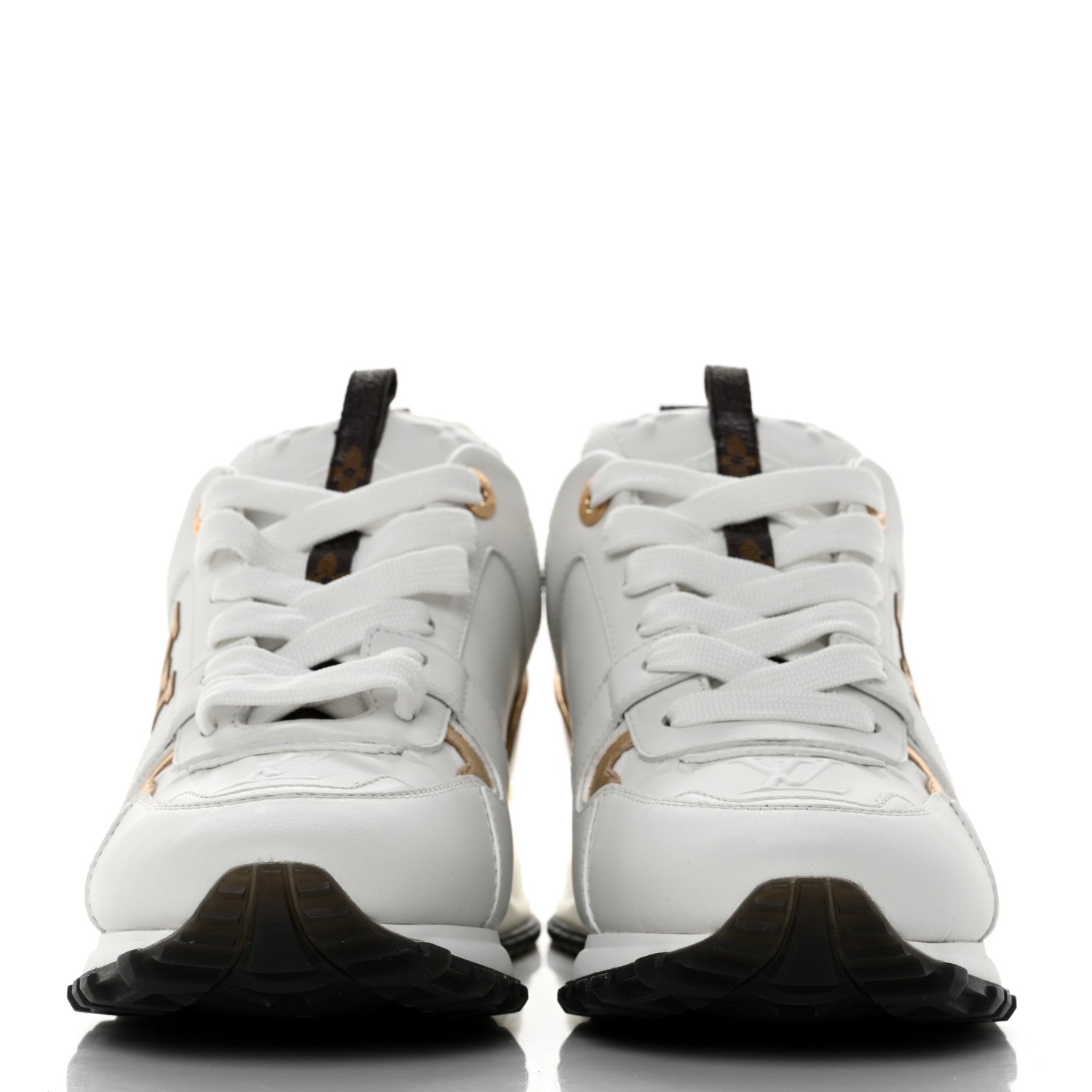 Louis Vuitton Calfskin Run Away Sneakers 38 White 2 of 9