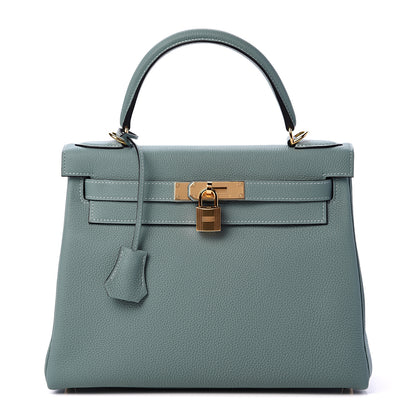 Hermes Togo Kelly Retourne 28 Ciel 1 of 10
