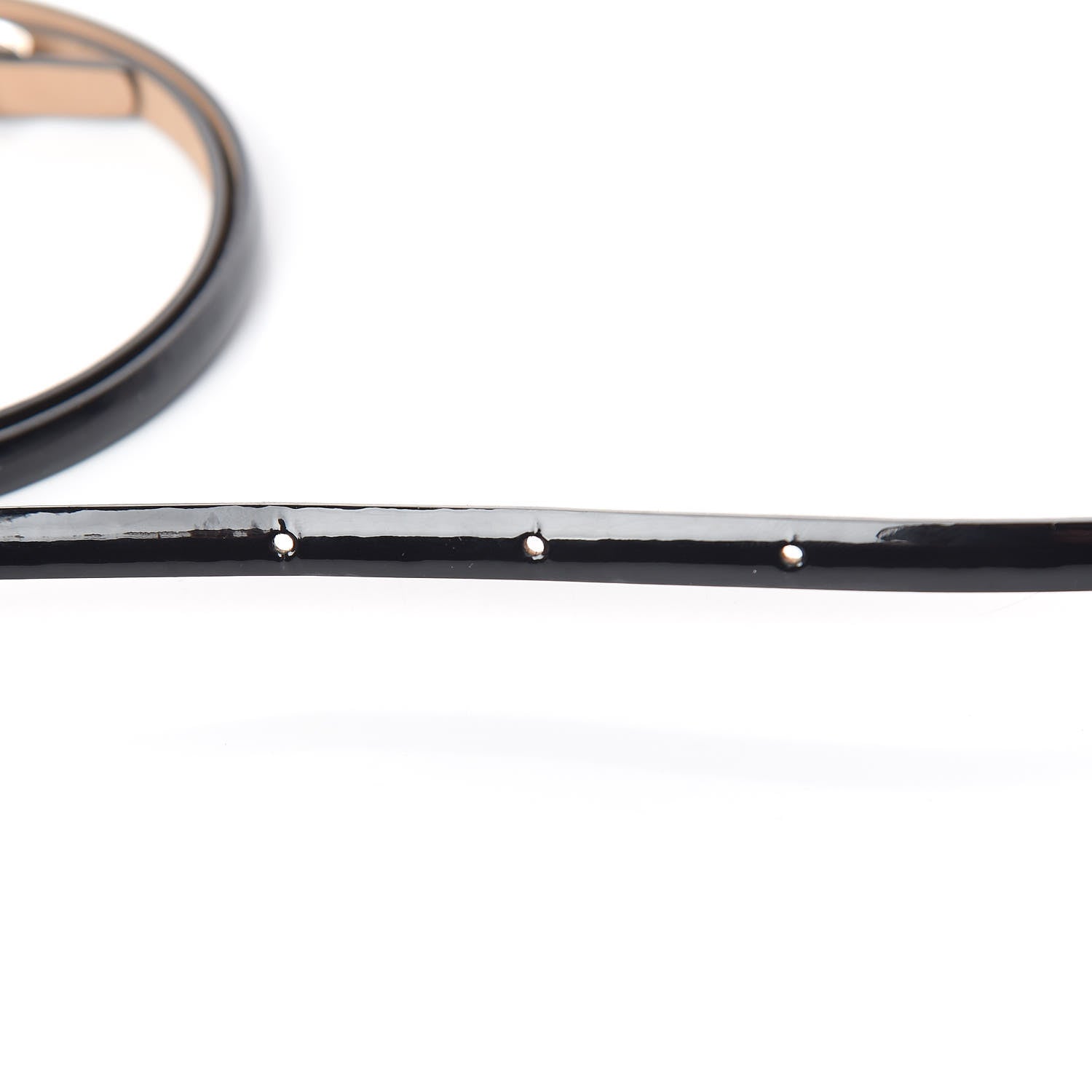 Chanel Patent CC Skinny Belt 85 34 Black 7 of 8